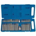 Draper 33323 Draper TX-STAR&amp;#174; Hex. &amp; Spline Mechanic's Bit Set, 3/8, 1/2" Sq. Dr. (40 Piece) additional 2