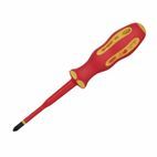 Draper 02166 Ergo Plus&amp;#174; Slimline PZ Type VDE Screwdriver, No.2 x 80mm additional 2