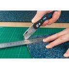 Draper 24383 Folding Trimming Knife with Belt Clip, Blue additional 2