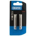 Draper 64259 Hexagonal Insert Bit, 6mm, 1/4" Hex, 50mm Long (Pack of 2) additional 2