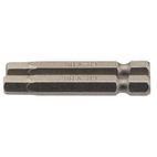 Draper 64259 Hexagonal Insert Bit, 6mm, 1/4" Hex, 50mm Long (Pack of 2) additional 1