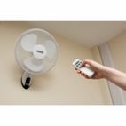 Draper 70975 Oscillating Wall Mounted Fan with Remote Control, 16", 3 Speed additional 2