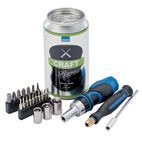 Draper 04775 Stubby Ratchet Screwdriver and Bit Set, Special Edition - Workshop Brew (23 Piece) additional 1