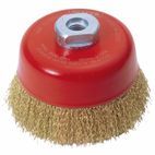 Draper 52637 Draper Expert Crimped Wire Cup Brush, 100mm, M14 additional 2