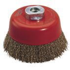 Draper 52637 Draper Expert Crimped Wire Cup Brush, 100mm, M14 additional 1