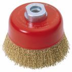 Draper 52636 Draper Expert Crimped Wire Cup Brush, 80mm, M14 additional 2
