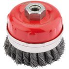 Draper 52633 Draper Expert Twist Knot Wire Cup Brush, 100mm, M14 additional 1
