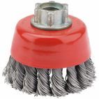 Draper 52631 Draper Expert Twist Knot Wire Cup Brush, 60mm, M14 additional 2