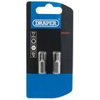 Draper 66421 Draper TX-STAR&amp;#174; Insert Bit, 1/4" Hex, 25mm Long, T7 (Pack of 2) additional 2