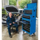 Draper 14898 Tool Chest, 8 Drawer, 26", Blue additional 2