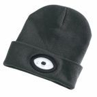 Draper 99522 Beanie Hat with Rechargeable Torch, One Size, 1W, 100 Lumens, Grey additional 1