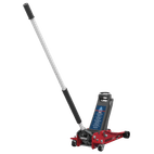 Sealey 3000LE Trolley Jack 3tonne Low Entry Rocket Lift Red additional 1