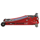 Sealey 3000LE Trolley Jack 3tonne Low Entry Rocket Lift Red additional 4