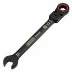Draper Expert HI-TORQ® Metric Flexible Head Ratchet Combination Spanner Black additional 1