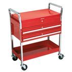 Sealey CX1042D Trolley 2-Level Heavy-Duty with Lockable Top &amp; 2 Drawers additional 3