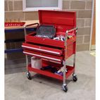 Sealey CX1042D Trolley 2-Level Heavy-Duty with Lockable Top &amp; 2 Drawers additional 2