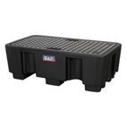 Sealey DRP17 Barrel Bund Polyethylene 1300 x 750 x 440mm 2 Drum additional 1