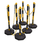 Sealey BYSBKIT Black/Yellow Post &amp; Chain Kit 25m additional 1