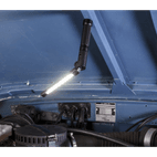 Sealey LED02G Rechargeable Aluminium Folding Pocket Light 2 COB &amp; 1 SMD LED additional 10