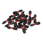 Sealey AK8273 Pozi #2 Impact Power Tool Bits 25mm - 20pc additional 1