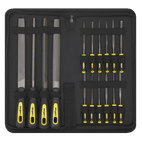 Sealey S05781 File Set 16pc Engineer's &amp; Needle additional 4