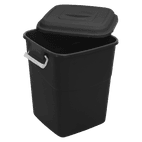 Sealey BM50 Refuse/Storage Bin 50L - Black additional 2