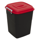 Sealey BM50R Refuse/Storage Bin 50L - Red additional 1