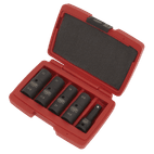 Sealey SX1820 Deep Impact Socket Set 1/2"Sq Drive 80mm Double Ended 18.5-22.5mm - 5pc additional 2