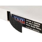 Sealey ER252540 Emery Roll Blue Twill 25mm x 25m 40Grit additional 3