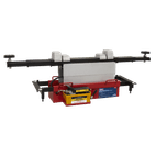 Sealey SJBEX200A Air Jacking Beam 2tonne with Arm Extenders &amp; Flat Roller Supports additional 5