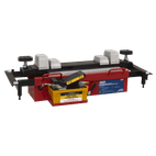 Sealey SJBEX200A Air Jacking Beam 2tonne with Arm Extenders &amp; Flat Roller Supports additional 6