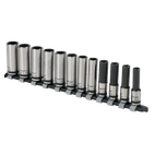 Sealey AK2744B Socket Set 12pc 3/8"Sq Drive Deep Lock-On™ 6pt Metric - Black Series additional 2
