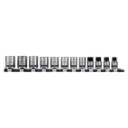 Sealey AK2741B Socket Set 12pc 3/8"Sq Drive Lock-On™ 6pt Metric - Black Series additional 3