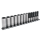 Sealey AK2745B Socket Set 13pc 1/2"Sq Drive Deep Lock-On™ 6pt Metric - Black Series additional 1