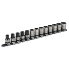 Sealey AK2742B Socket Set 13pc 1/2"Sq Drive Lock-On™ 6pt Metric - Black Series additional 1