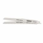 Draper 43065 Bi-metal Reciprocating Saw Blades for Multi-Purpose Cutting, 200mm, 6-12tpi (Pack of 2) additional 1