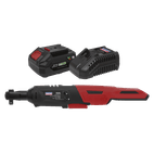 Sealey CP20VRWKIT1 Cordless Ratchet Wrench Kit  3/8"Sq Drive 60Nm 20V 4Ah additional 2