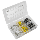 Sealey AB195NP Numberplate Screw Assortment 195pc 4.8mm x 18mm Plastic Enclosed Head additional 1