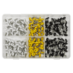 Sealey AB195NP Numberplate Screw Assortment 195pc 4.8mm x 18mm Plastic Enclosed Head additional 3