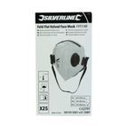 Silverline Fold Flat Valved Face Mask FFP3 NR Display Box 25pk - FFP3 NR White additional 7