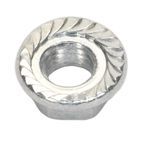 Sealey FN5 Flange Nut Serrated M5 Zinc DIN 6923 Pack of 100 additional 2