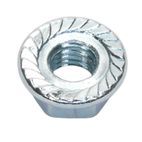 Sealey FN6 Flange Nut Serrated M6 Zinc DIN 6923 Pack of 100 additional 1