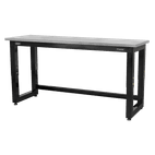 Sealey APMS23 Steel Adjustable Workbench with Stainless Steel Worktop 1830mm - Heavy-Duty additional 1