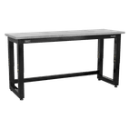 Sealey APMS23 Steel Adjustable Workbench with Stainless Steel Worktop 1830mm - Heavy-Duty additional 3