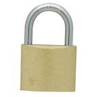 Silverline Brass Padlock Keyed Alike 4pk - 40mm additional 2