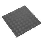 Sealey FT1S Vinyl Floor Tile with Peel &amp; Stick Backing - Silver Treadplate Pack of 16 additional 2