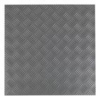 Sealey FT1S Vinyl Floor Tile with Peel &amp; Stick Backing - Silver Treadplate Pack of 16 additional 3