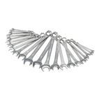 Silverline Combination Spanner Set 22pce - 6 - 22mm &amp; 1/4 - 7/8" additional 8