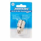 Silverline Euro Air Line Male Thread Quick Coupler - 1/4" BSP additional 3