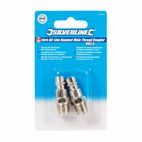 Silverline Euro Bayonet Coupler 1/4" BSP Male Thread 2pk - 1/4" BSP additional 3